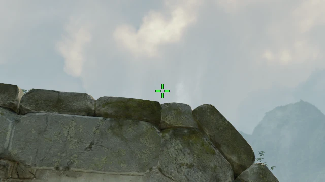 Where to aim before releasing the throw