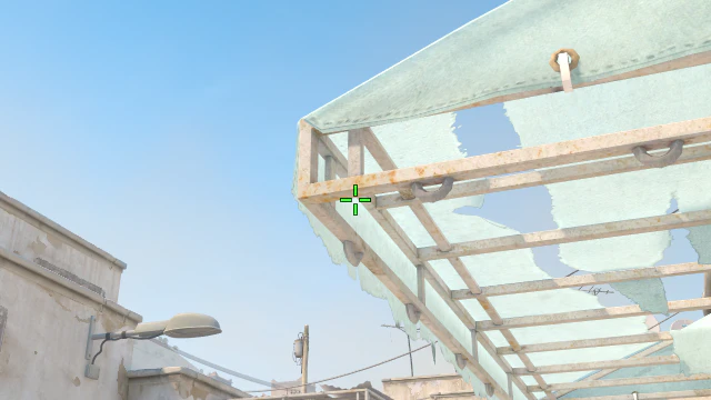 Where to aim before releasing the throw