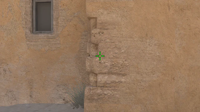 Where to aim before releasing the throw