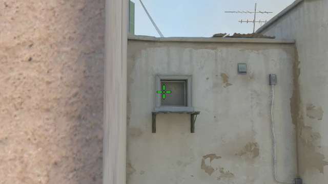 Where to aim before releasing the throw