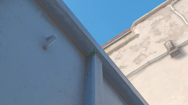 Where to aim before releasing the throw