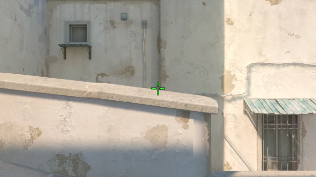 Where to aim before releasing the throw
