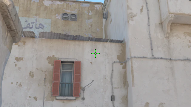Where to aim before releasing the throw