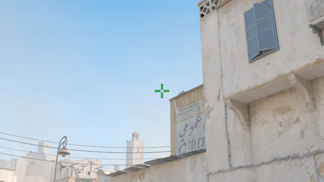 Where to aim before releasing the throw