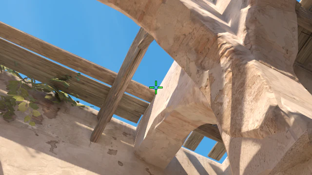 Where to aim before releasing the throw