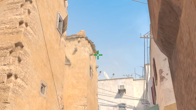 Where to aim before releasing the throw