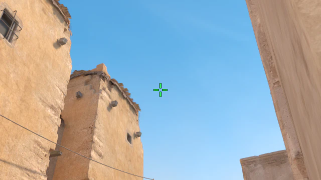 Where to aim before releasing the throw