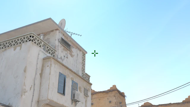 Where to aim before releasing the throw