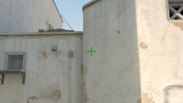Where to aim before releasing the throw