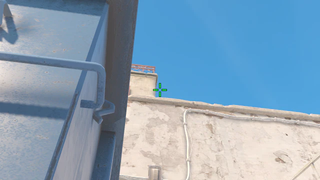 Where to aim before releasing the throw
