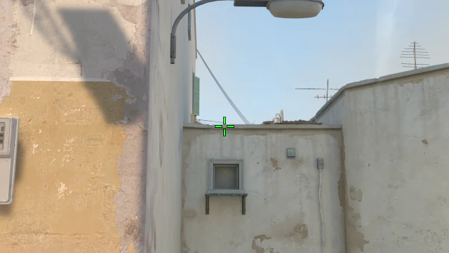 Where to aim before releasing the throw