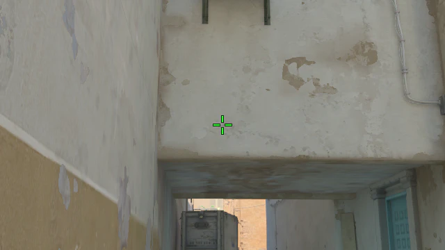 Where to aim before releasing the throw
