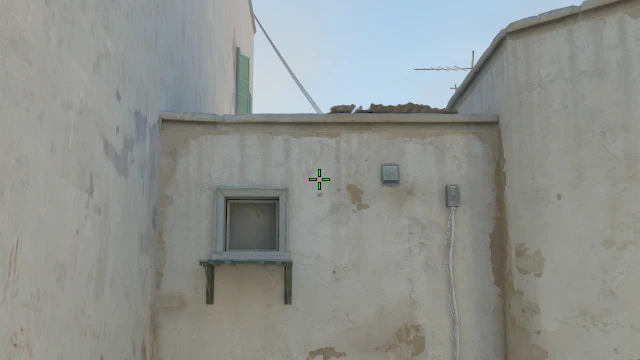 Where to aim before releasing the throw