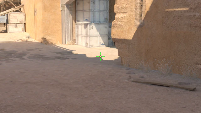 Where to aim before releasing the throw