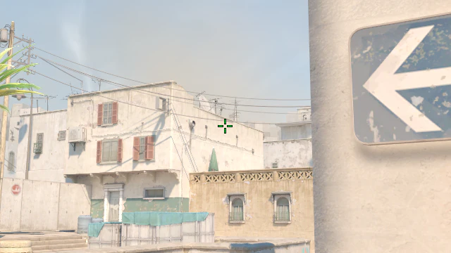 Where to aim before releasing the throw
