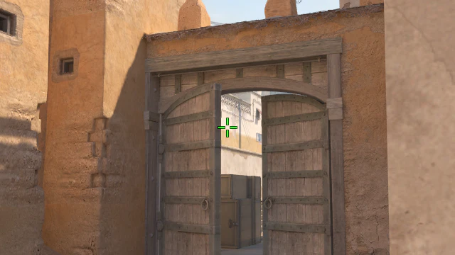 Where to aim before releasing the throw