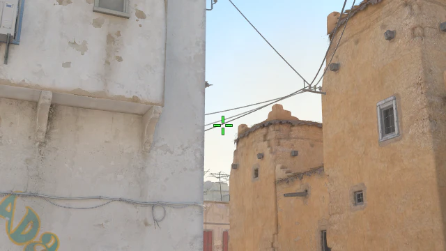 Where to aim before releasing the throw