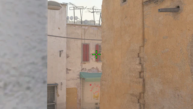 Where to aim before releasing the throw