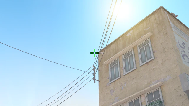 Where to aim before releasing the throw