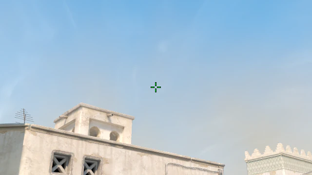 Where to aim before releasing the throw