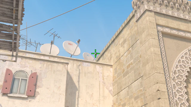 Where to aim before releasing the throw