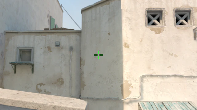 Where to aim before releasing the throw