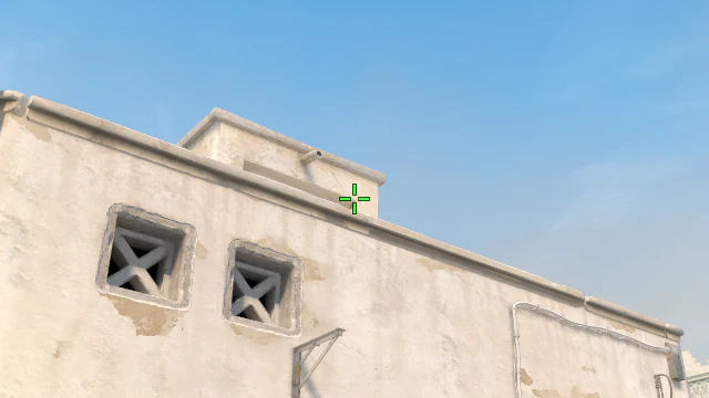 Where to aim before releasing the throw