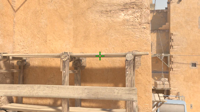 Where to aim before releasing the throw