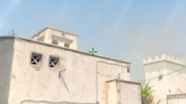 Where to aim before releasing the throw