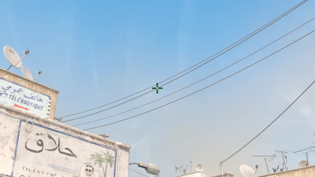 Where to aim before releasing the throw