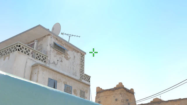 Where to aim before releasing the throw