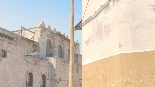 Where to aim before releasing the throw