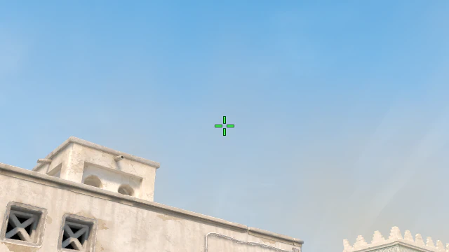Where to aim before releasing the throw