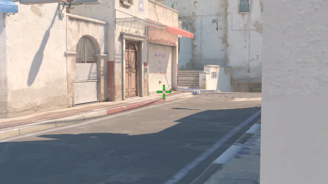 Where to aim before releasing the throw