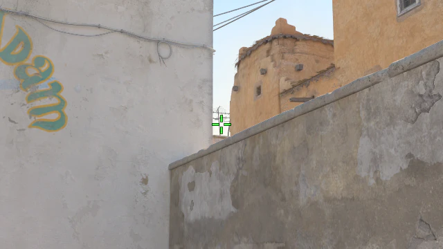 Where to aim before releasing the throw