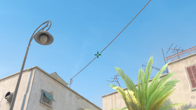 Where to aim before releasing the throw