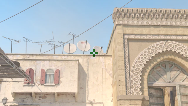 Where to aim before releasing the throw
