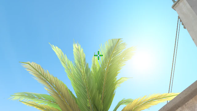 Where to aim before releasing the throw
