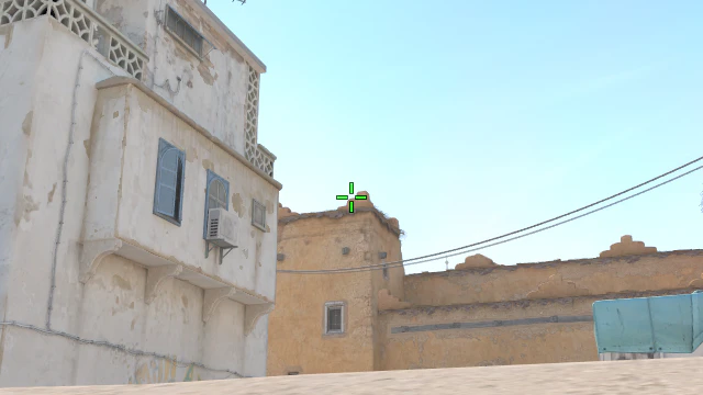 Where to aim before releasing the throw
