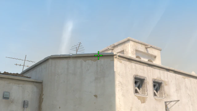Where to aim before releasing the throw