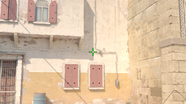 Where to aim before releasing the throw