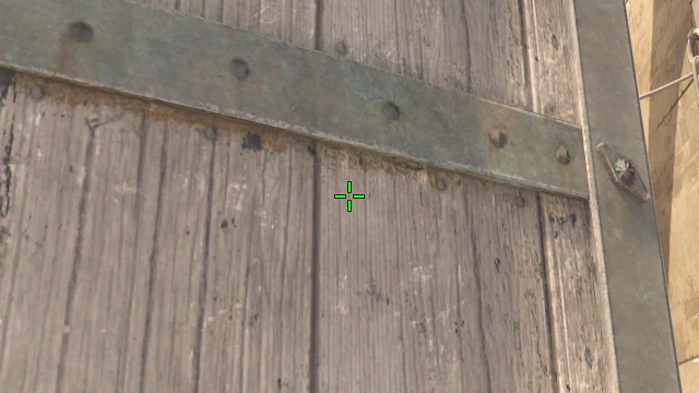Where to aim before releasing the throw