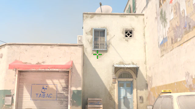 Where to aim before releasing the throw