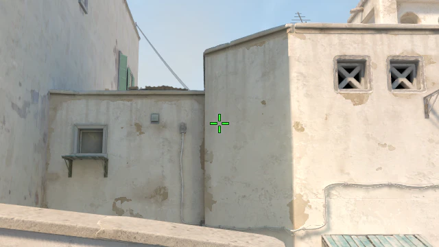 Where to aim before releasing the throw