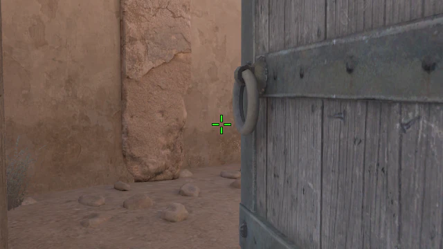Where to aim before releasing the throw