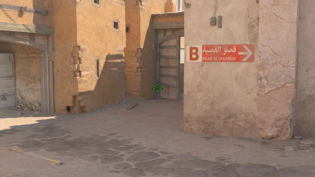 Where to aim before releasing the throw