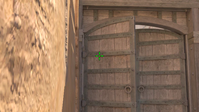 Where to aim before releasing the throw