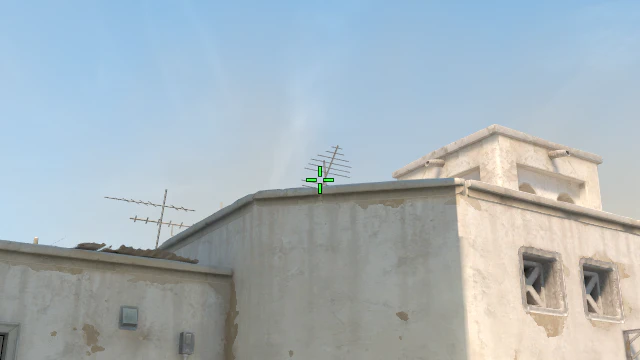 Where to aim before releasing the throw