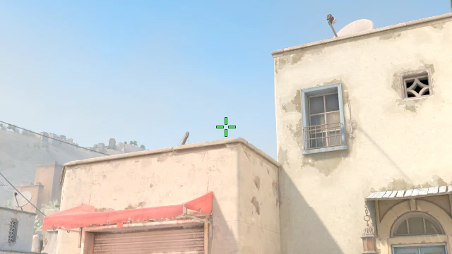 Where to aim before releasing the throw