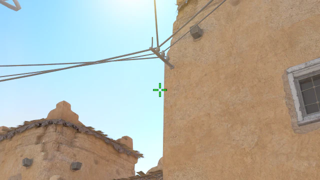 Where to aim before releasing the throw
